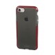 Alpha Guard cover ultra protettiva anti-shock flessibile - Apple iPhone 7 - Fume'/rosso