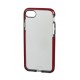 Alpha Guard cover ultra protettiva anti-shock flessibile - Apple iPhone 7 - Fume'/rosso