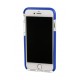 Alpha Guard cover ultra protettiva anti-shock flessibile - Apple iPhone 7 - Trasparente/Blu