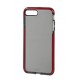 Alpha Guard cover ultra protettiva anti-shock flessibile - Apple iPhone 7 Plus - Fume'/rosso