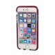 Alpha Guard cover ultra protettiva anti-shock flessibile - Apple iPhone 6 / 6s - Fume'/rosso
