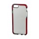 Alpha Guard cover ultra protettiva anti-shock flessibile - Apple iPhone 6 / 6s - Fume'/rosso