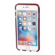 Alpha Guard cover ultra protettiva anti-shock flessibile - Apple iPhone 6 Plus / 6s Plus - Fume'/rosso