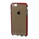 Alpha Guard cover ultra protettiva anti-shock flessibile - Apple iPhone 6 Plus / 6s Plus - Fume'/rosso
