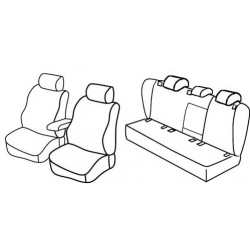 Set coprisedili Superior su misura per auto nocciola