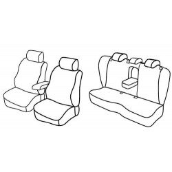 Set coprisedili Superior su misura per auto nocciola