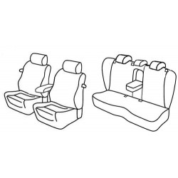 Set coprisedili Superior su misura per auto beige