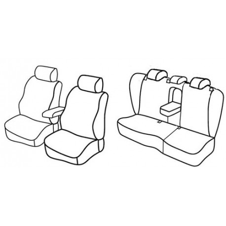 Set coprisedili Superior su misura per auto beige