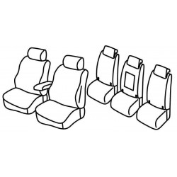 Set coprisedili Superior su misura per auto beige