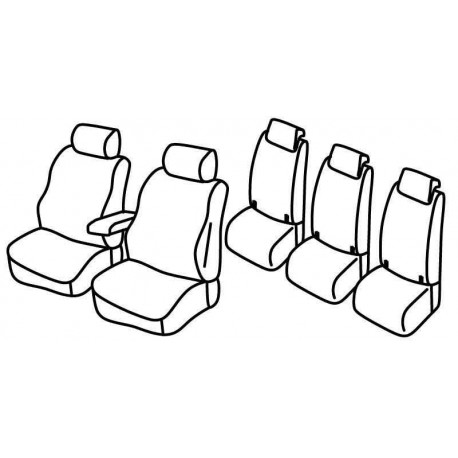 Set coprisedili Superior su misura per auto beige