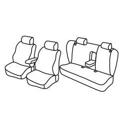 Set coprisedili Superior su misura per auto nocciola