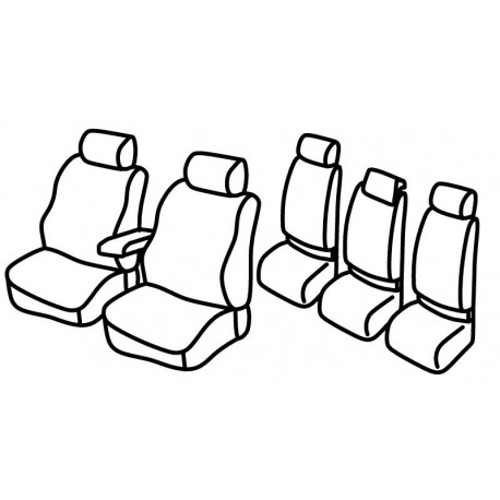 Set coprisedili Superior su misura per auto beige