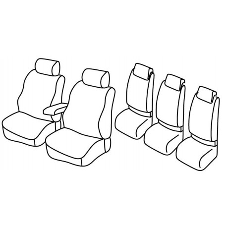 Set coprisedili Superior su misura per auto beige