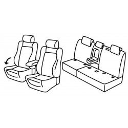 Set coprisedili Superior beige