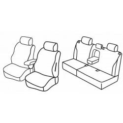 Set coprisedili Superior su misura per auto beige