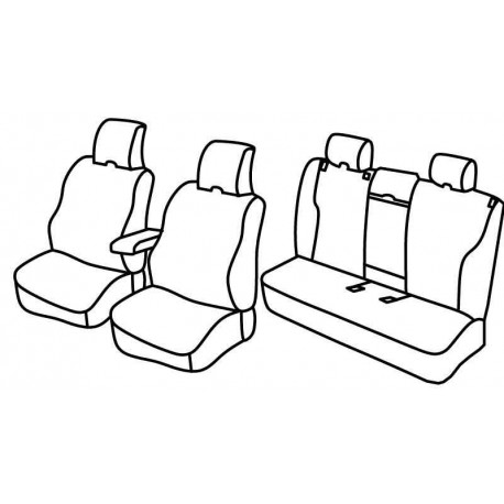 Set coprisedili Superior beige