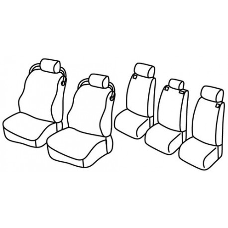 Set coprisedili Superior su misura per auto beige