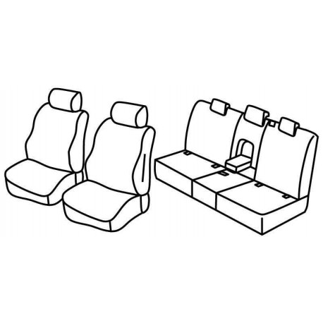 Set coprisedili Superior beige