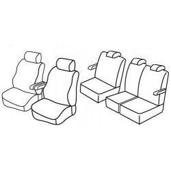 Set coprisedili Superior su misura per auto nocciola
