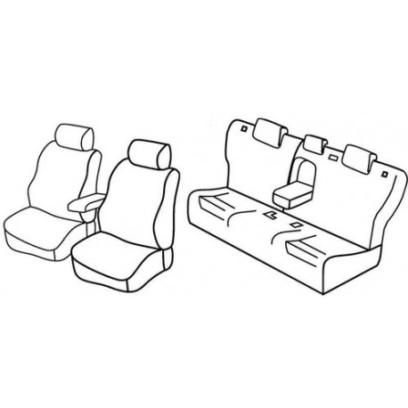 Set coprisedili Superior su misura per auto beige