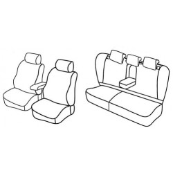 Set coprisedili Superior su misura per auto beige