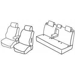 Set coprisedili Superior su misura per auto beige