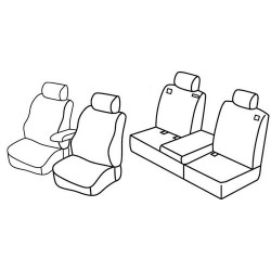 Set coprisedili Superior su misura per auto beige