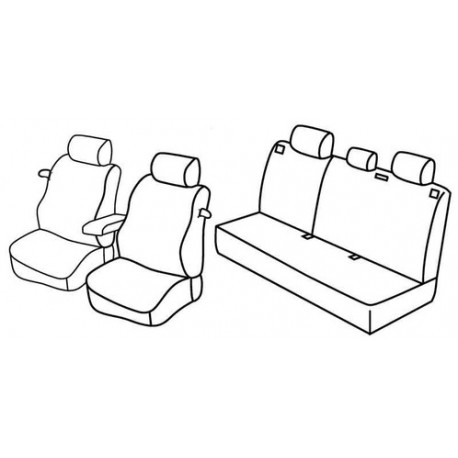 Set coprisedili Superior su misura per auto beige