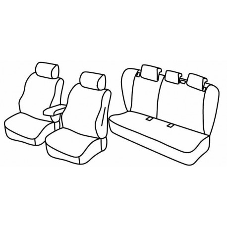 Set coprisedili Superior su misura per auto beige