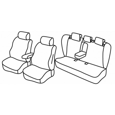 Set coprisedili Superior su misura per auto beige