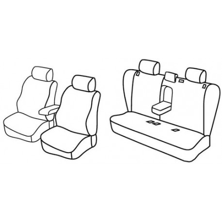 Set coprisedili Superior su misura per auto beige
