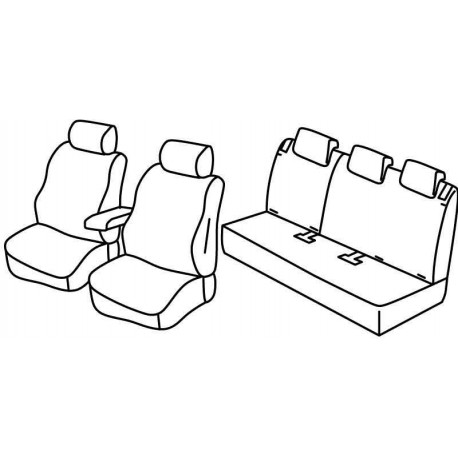 Set coprisedili Superior beige