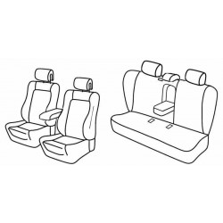 Set coprisedili Superior su misura per auto beige