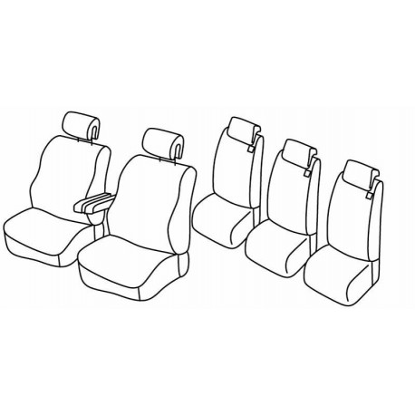 Set coprisedili Superior su misura per auto beige