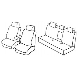 Set coprisedili Superior su misura per auto nocciola