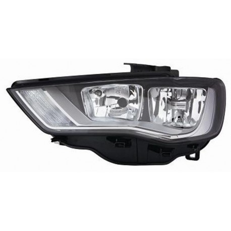 Faro proiettore H7 + H15 con motorino guida - sx