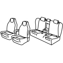 Set coprisedili Superior beige