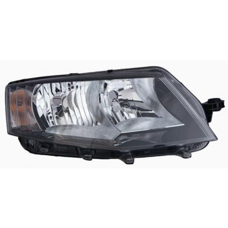 Faro proiettore H7 + H15 con motorino parabola nera passeggero - dx