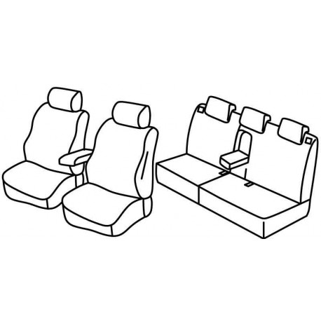 Set coprisedili Superior beige