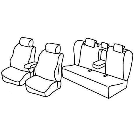 Set coprisedili Superior beige