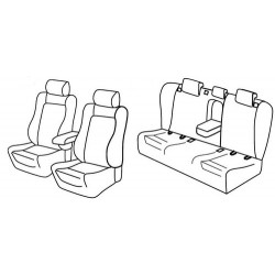 Set coprisedili Superior su misura per auto beige