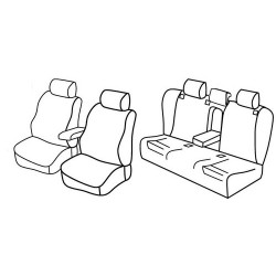 Set coprisedili Superior su misura per auto nocciola