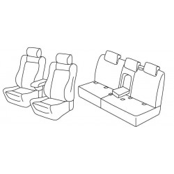 Set coprisedili Superior su misura per auto beige