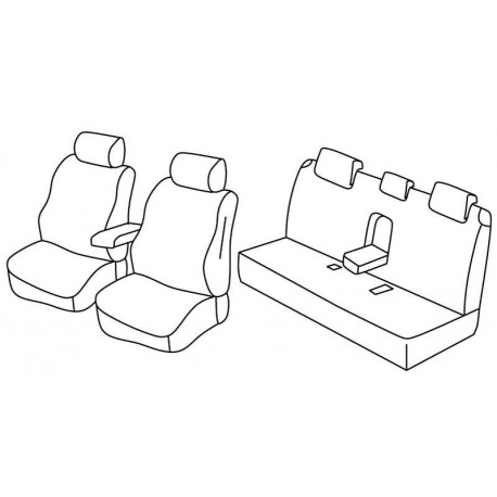 Set coprisedili Superior su misura per auto beige