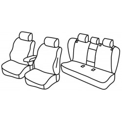 Set coprisedili Superior su misura per auto beige