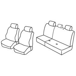 Set coprisedili Superior su misura per auto nocciola