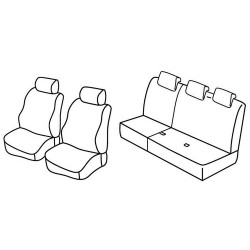 Set coprisedili Superior su misura per auto nocciola