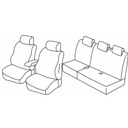 Set coprisedili Superior su misura per auto nocciola