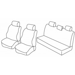 Set coprisedili Superior su misura per auto nocciola