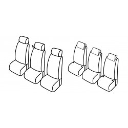 Set coprisedili Superior su misura per auto nocciola